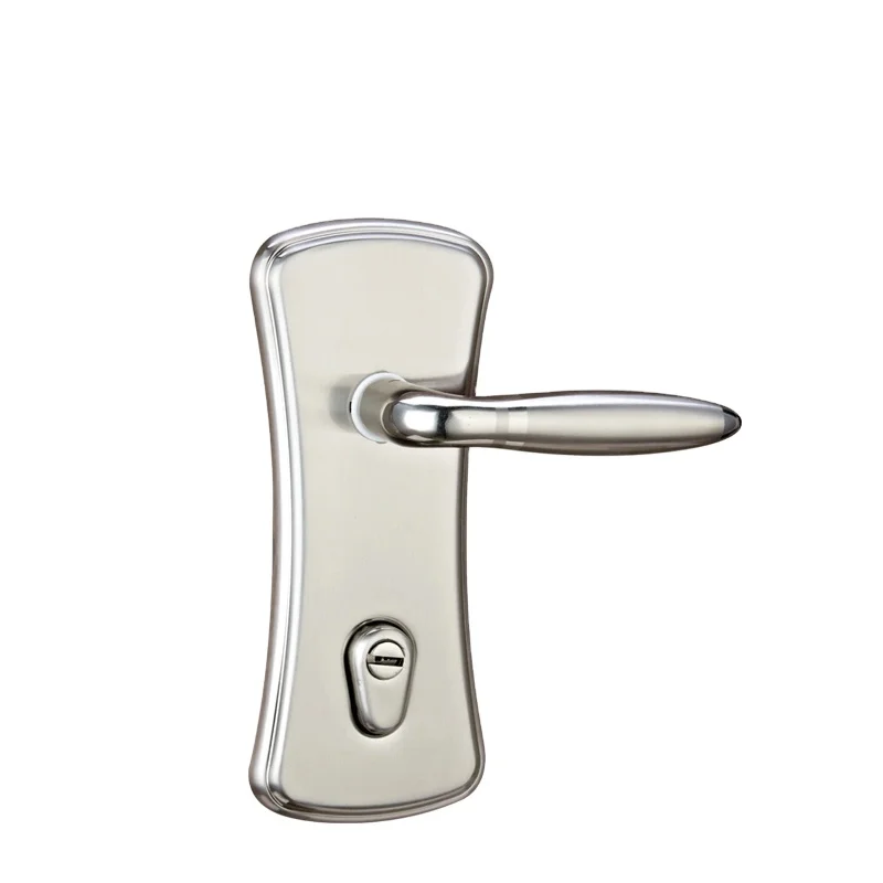 Israel high quality sliver  chrome plated door lock  handle set