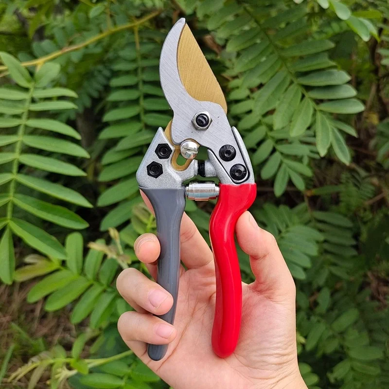 8 inches 200mm sharp shearing toughness portability professional flower branch vegetable cutting tools garden pruning scissors
