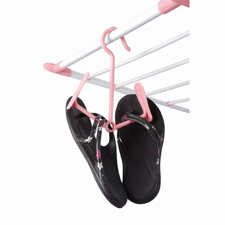 High Level Stainless Steel 2 Tiers  Wing Shape Free Standing Laundry Drying Rack Multifunctional folding Clothes Dryer Clothes H