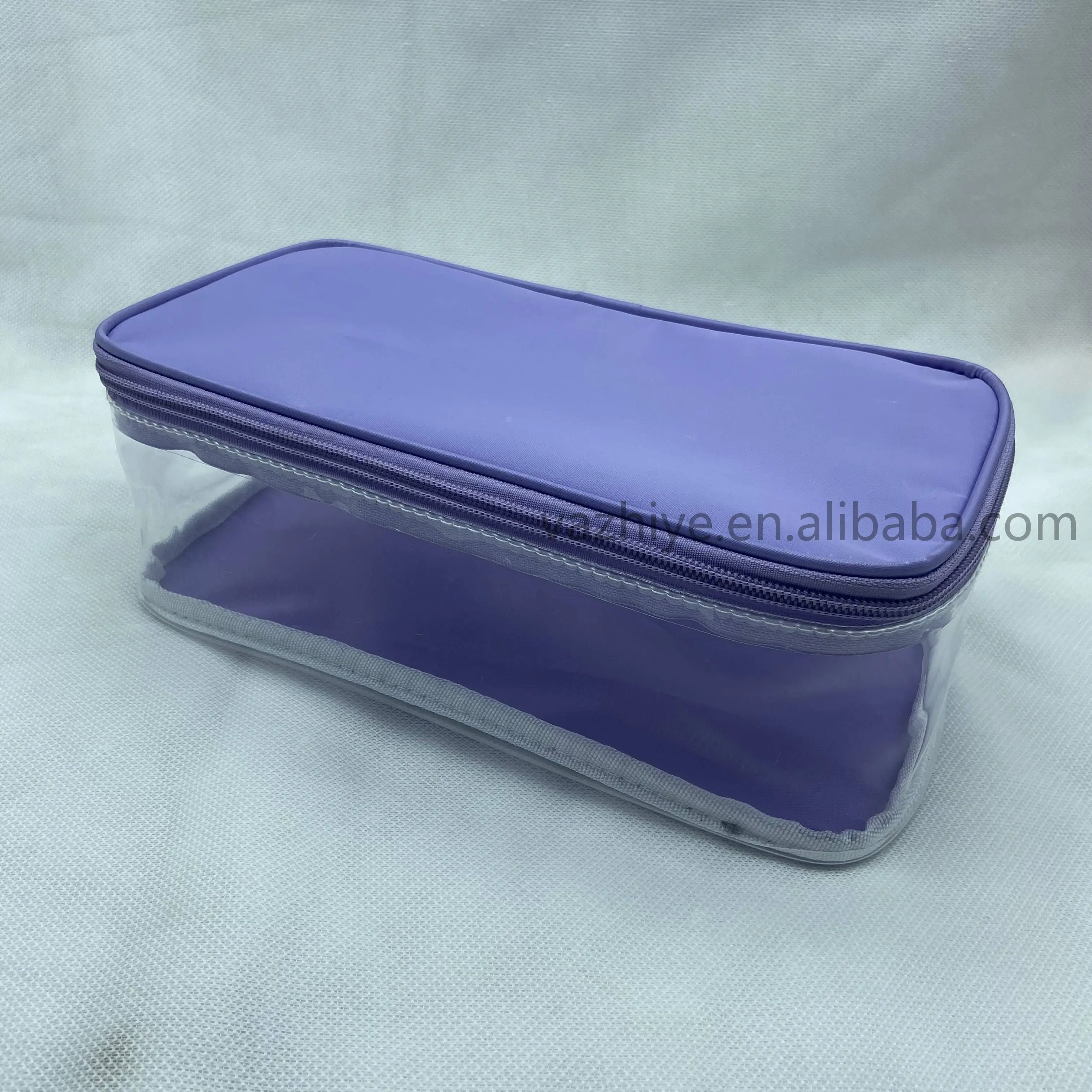 Water Proof Multicolor Solid Clear PVC Makeup Bag Outside Summer Cosmetic Bag