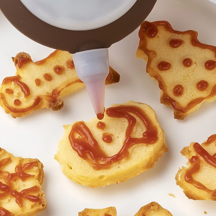 Hot selling kitchen decorative cake muffin silicone macaron decorating piping pot