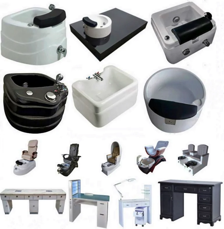 Wholesale Beauty spa colourful Salon equipment Foot Pipeless Foot Nail  Throne Sap Pedicure Chairs For Sale