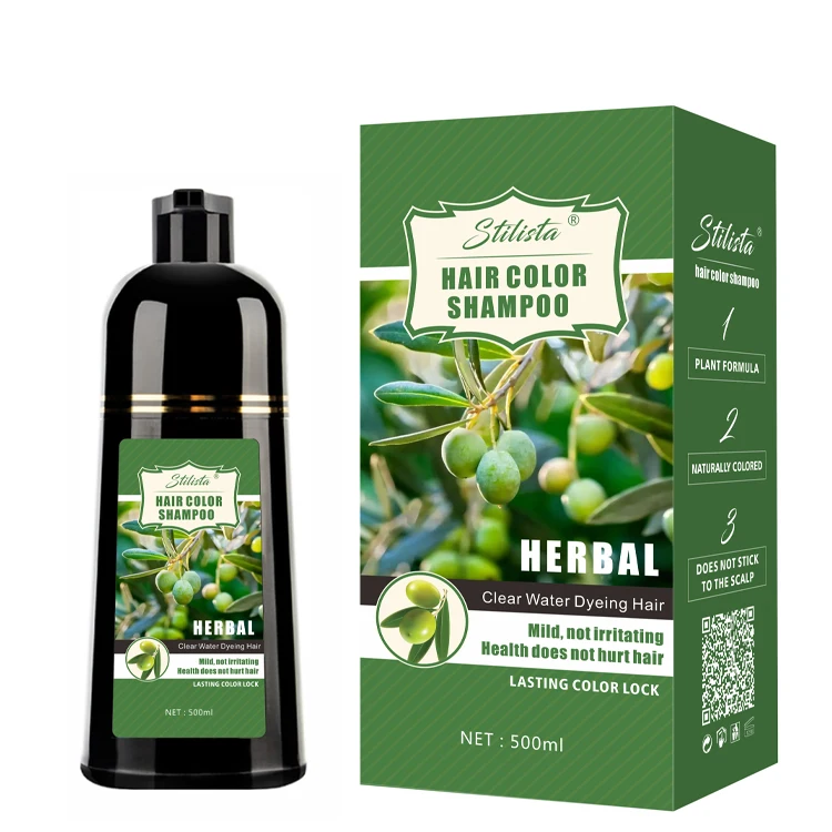 Natural Professional Organic Hair Color Shampoo To Cover Grey Hair Magic Fast Hair Dye Shampoo For Women From Korean