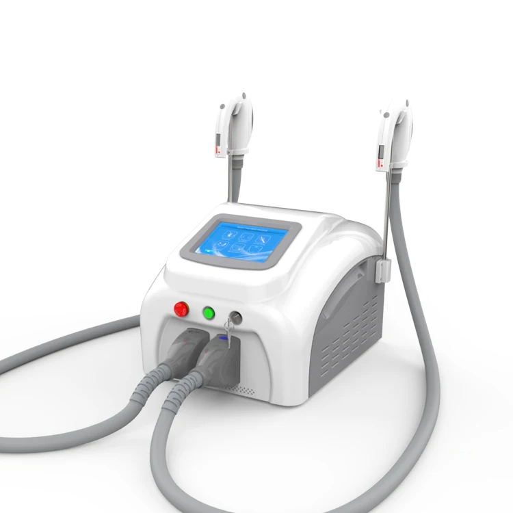 Hot sale Dual handle IPL HR+SR  skin rejuvenation machine  UK Xenon lamp IPL for hair removal
