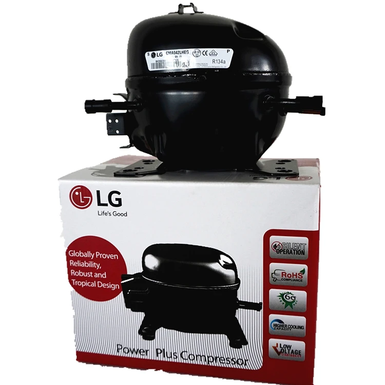 China LG R134A  1/8HP CMA042LHEM refrigerator compressor in stock with Separate Carton Loading