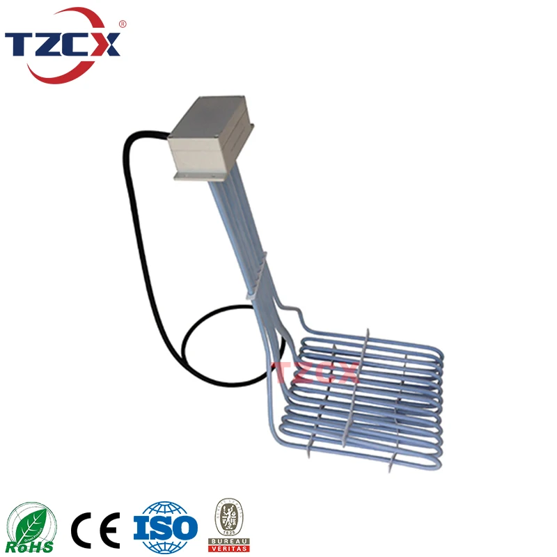 PTFE heating element coated anti-corrosive electric tubular immersion heater heating elements for chemical tank