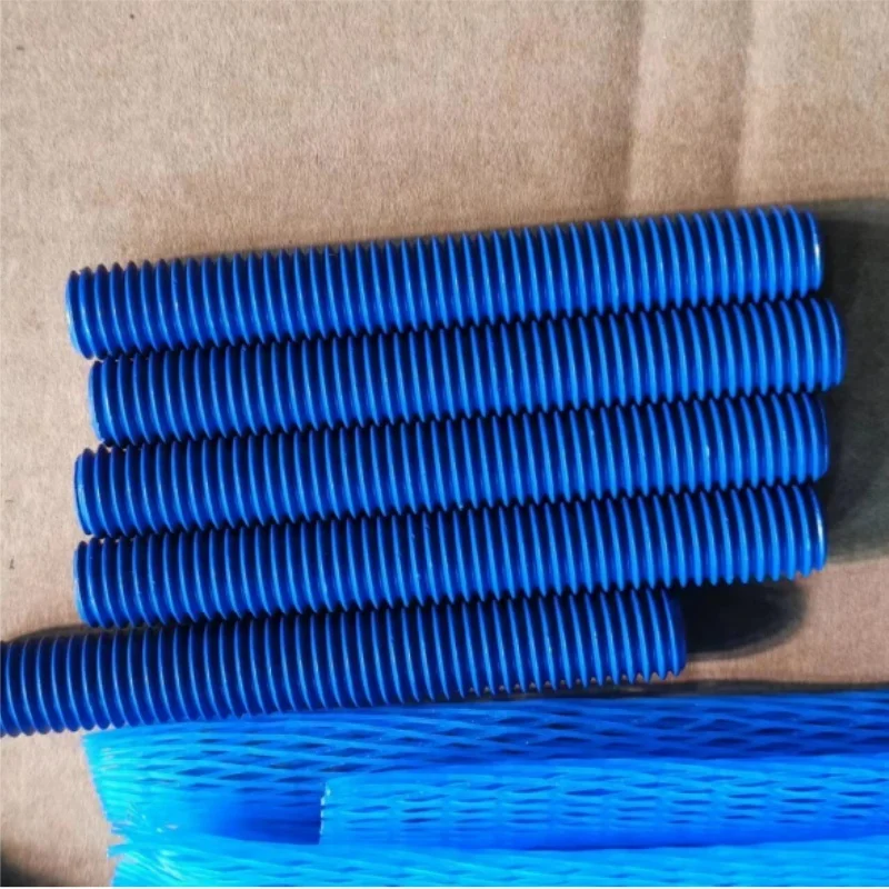 ASME B18.2.1 ASTM A193 B7 B7m A320 L7 L7m Blue Color PTFE Xylan coated Double End Stud Bolt Nut