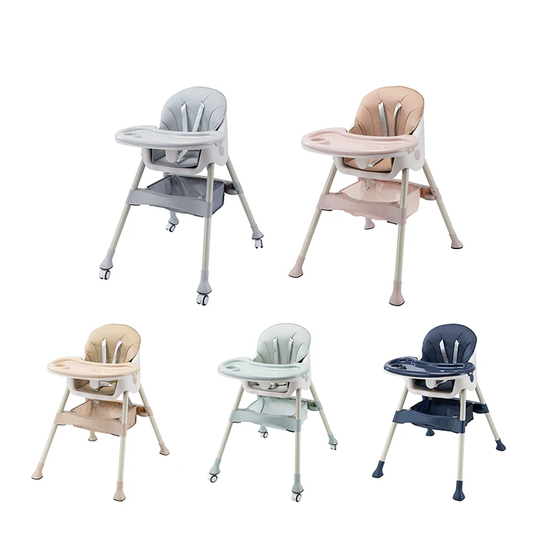 Portable highchair baby dining table and high chair feeding seat