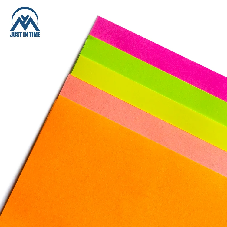 Factory price a4 copy paper assorted fluorescent color office paper a4 size origami folding paper for kids