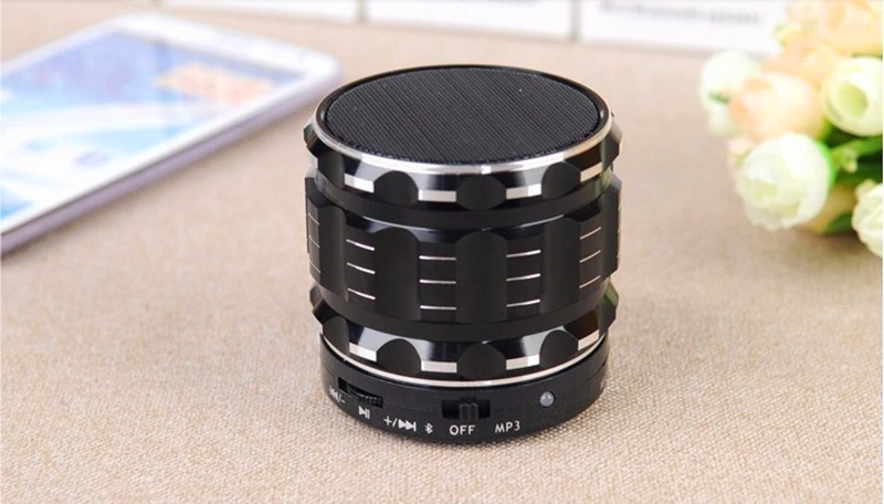 Высококачественная портативная bluetooth-Колонка S28 Mini металлическая Беспроводная мини-колонка с Bluetooth для мобильных телефонов и планшетов