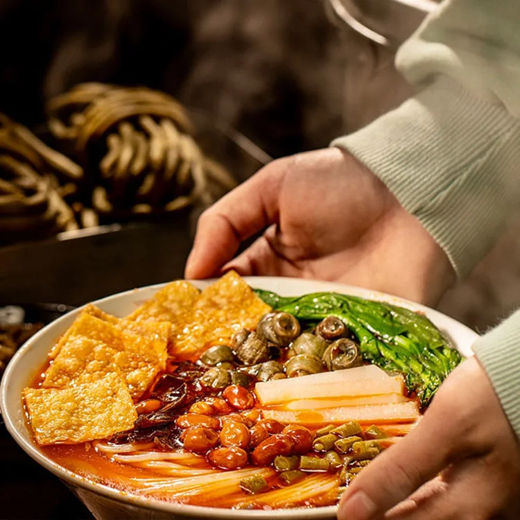  Прямой экспорт Лучшая цена Корейская рамен лапша мгновенная Пряная огненная