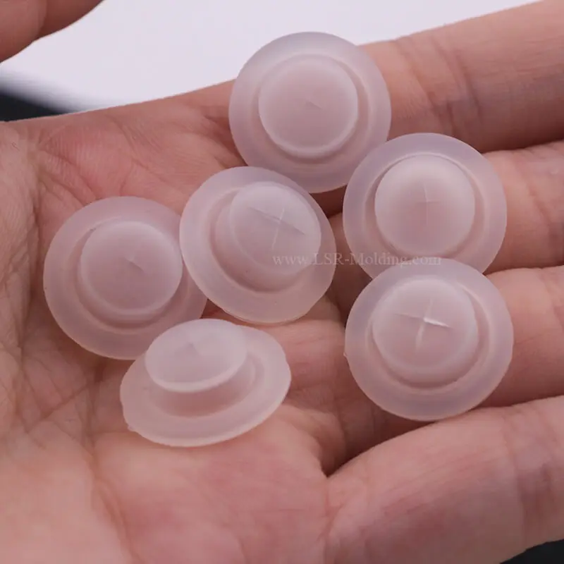 Food Grade Silicone Rubber Cross-slit No-return Valve for Plastic Bottle