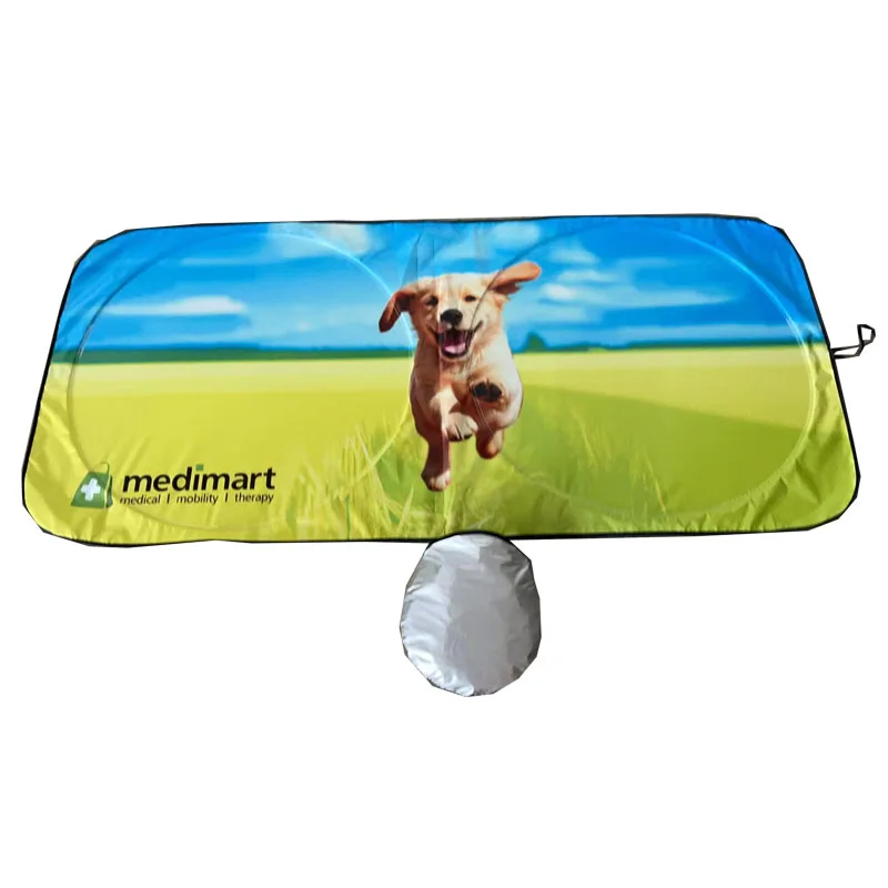 Collapsible Car Window Sun Shade Car Shade Window Car Wind Shield Sun Shade 160 x 86CM