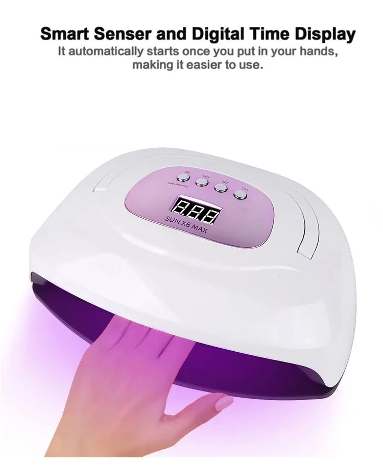 wholesale 150W faster curing led uv gel machine dryer nail polish rechargeable nail dryer with 4 timers