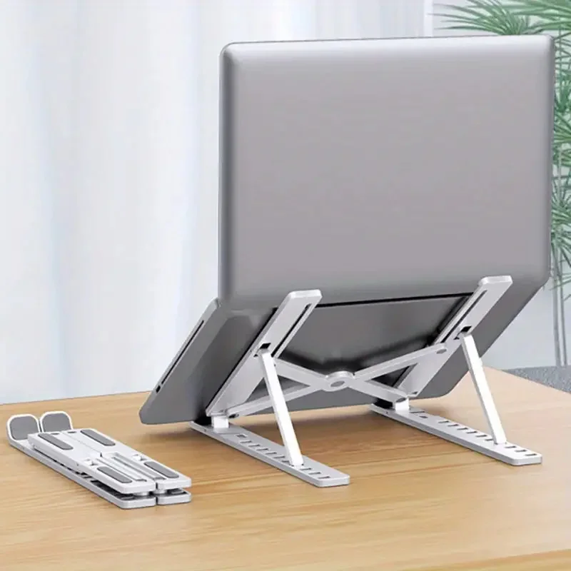 Aluminum Alloy Laptop Stand Folding Holder Notebook Universal for MacBook Air Pro ipad PC Bracket laptop holder Black