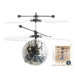 Лидер продаж на Amazon, индукционный летающий шар, игрушки со светодиодной подсветкой, вращающийся интерактивный шар для самолета, игрушка