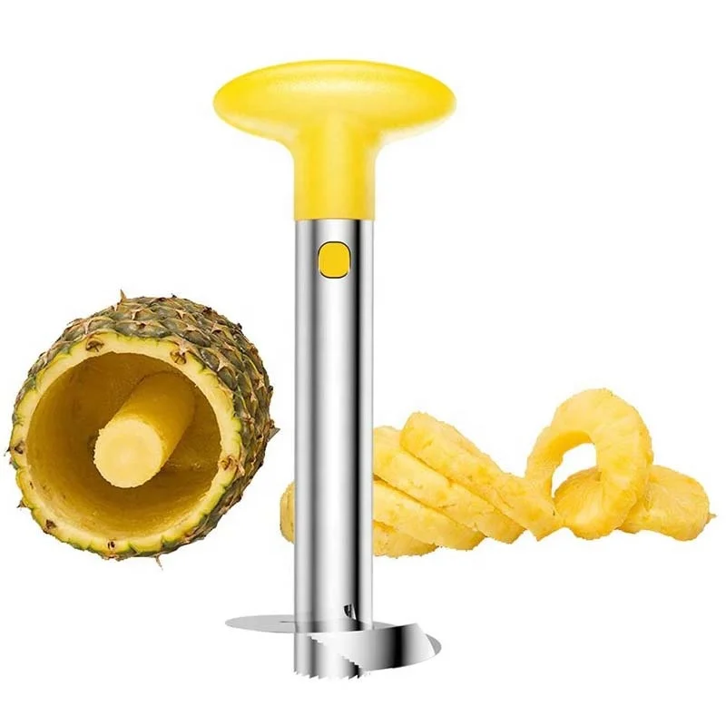 Amazon Easy Kitchen Tool Stainless Steel Fruit Pineapple Peeler Corer Slicer Cutter