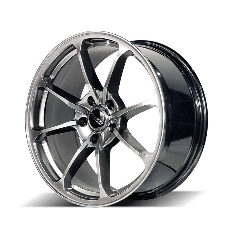 KIPARDO 15-Inch Star Shape Concave Alloy Wheels Multiple Spokes Type Car Rims for Racing Cars Compatible with 5x1122