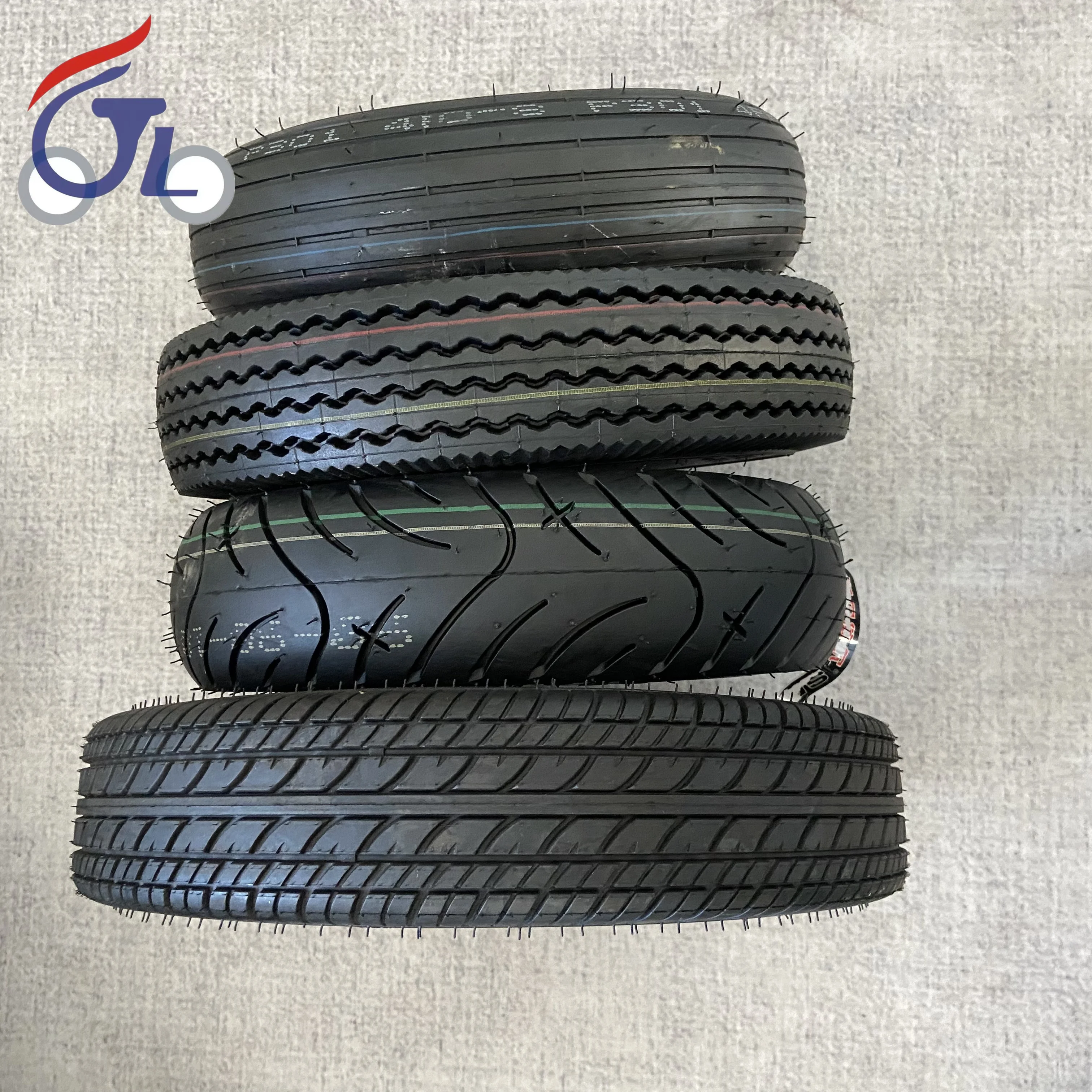 Tricycle Bicycle Tires in Sizes 375-12 400-10  400-12 450-12