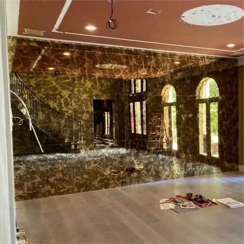 Wholesale pretty antique mirror standclear float glass factories in China vintage custom design mirror