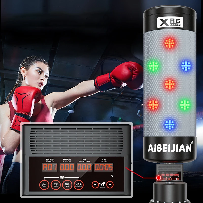 Intelligent Smart Music Sandbag Boxing Punching Bags Fitness New Professional Heavy Standing Boxing Bag Set