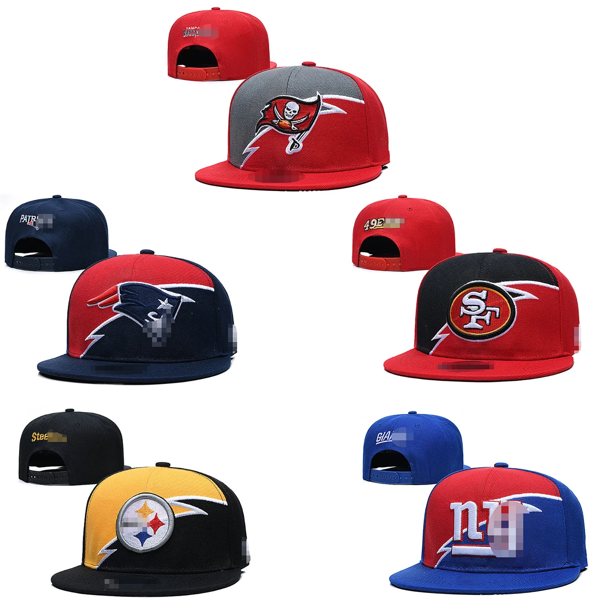 2022 Hot Sales Wholesale Summer Baseball Sunscreen Pointed Curved Fashion Unisex NFLs Football Sports Hat