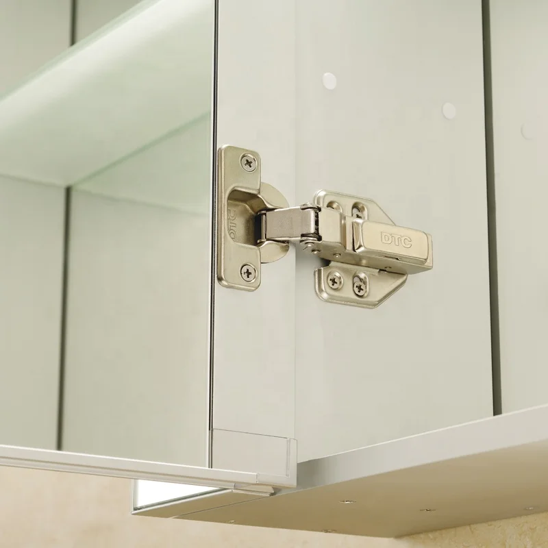 Sliding Door Corner Bathroom Mirror Cabinet