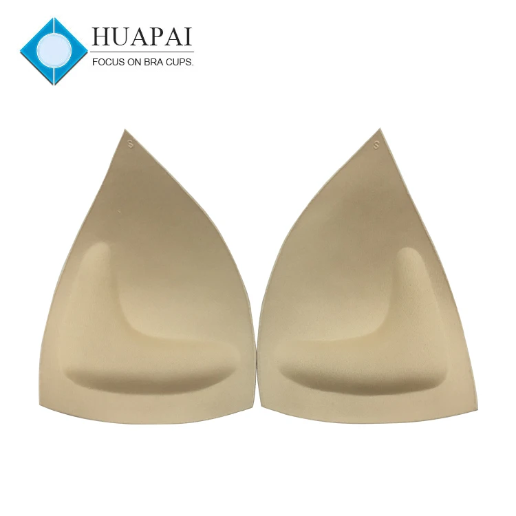 Excellent customize breast lift up triangle swimwear padding bra cup with push up