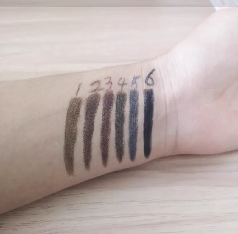 Customized Vegan high pigment private label eye pencil special brush waterproof long lasting eyebrow pencil