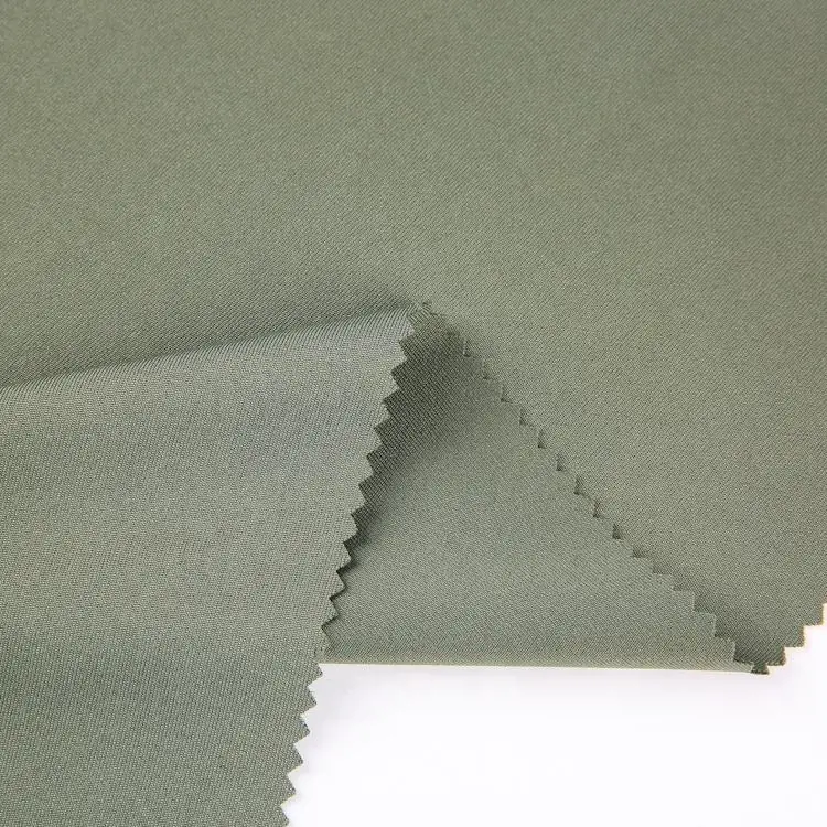 95%polyester 5%spandex stretch scuba white crepe fabric rpet recycled silk scuba crepe knitted woven fabric for abaya