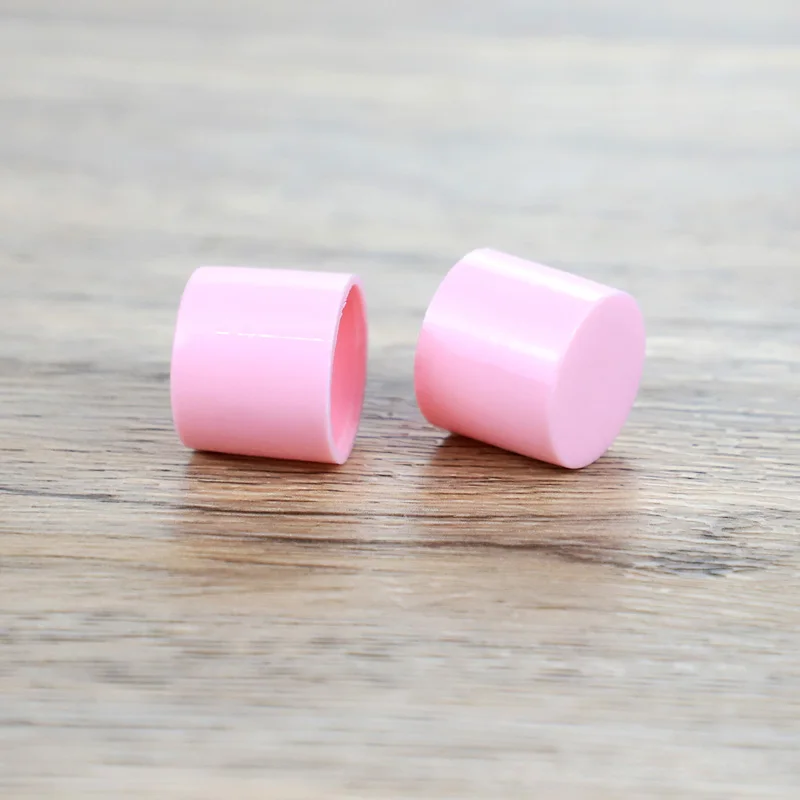 Customized 20/410 Plastic Pink Screw Cap Wholesale Smooth Screw Cap For Cosmetic Bottle