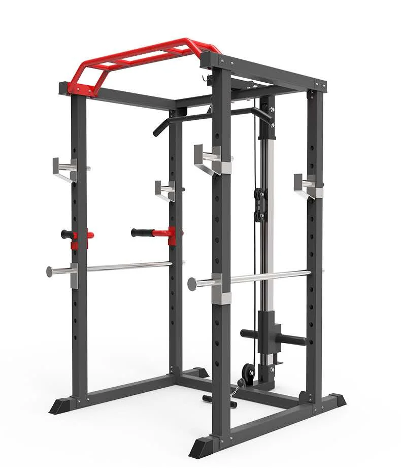 New Home Body Building Squat Rack Multi functional Power Cage With Weight Lifting Training Gym Smith Machine