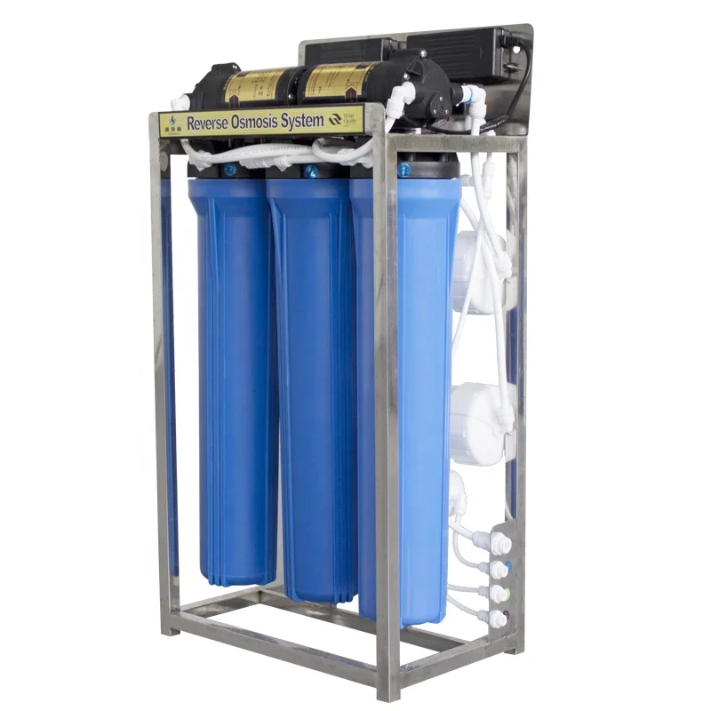 Guangzhou 400 GPD reverse osmosis water purifier 5 stages Commercial reverse osmosis RO machine