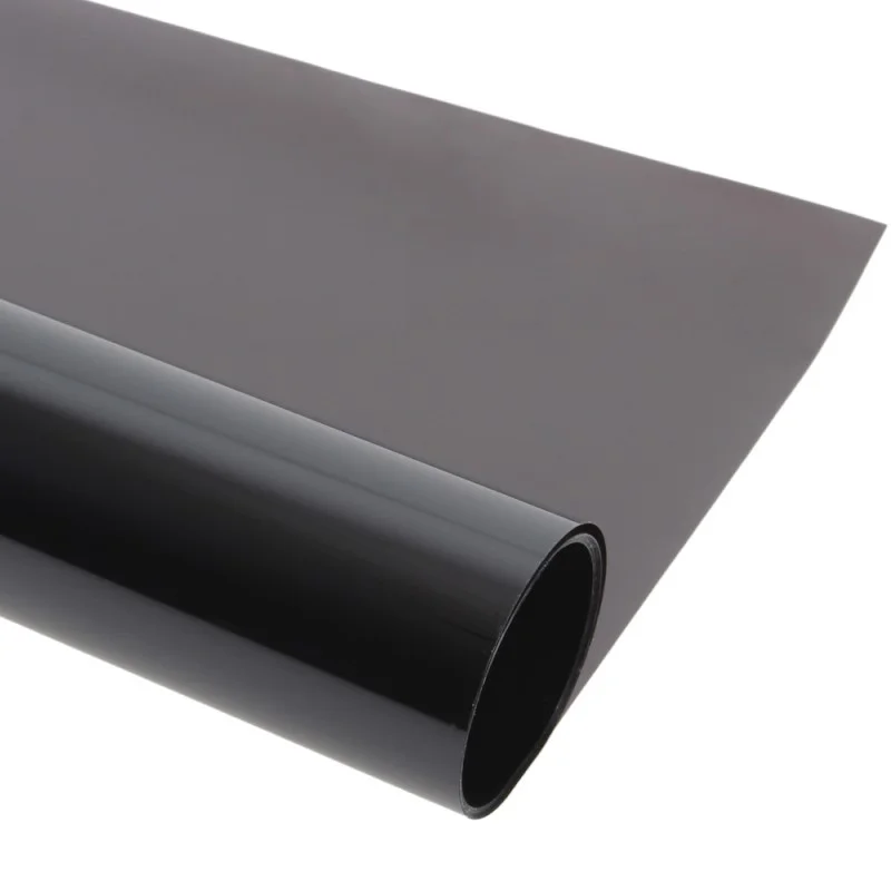 High quality Solar Rejection Auto Window Tinted Film Size 1.52M * 30M dyed film D-BK05 Black for car window film