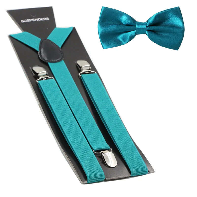 Комплект ремней и аксессуаров для взрослых, Эластичные подтяжки с бантом, для мужчин и женщин