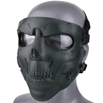 Tactical Protection Outdoor Skeleton Waterball Paintball Army Fan CS Field Equipment GC00084