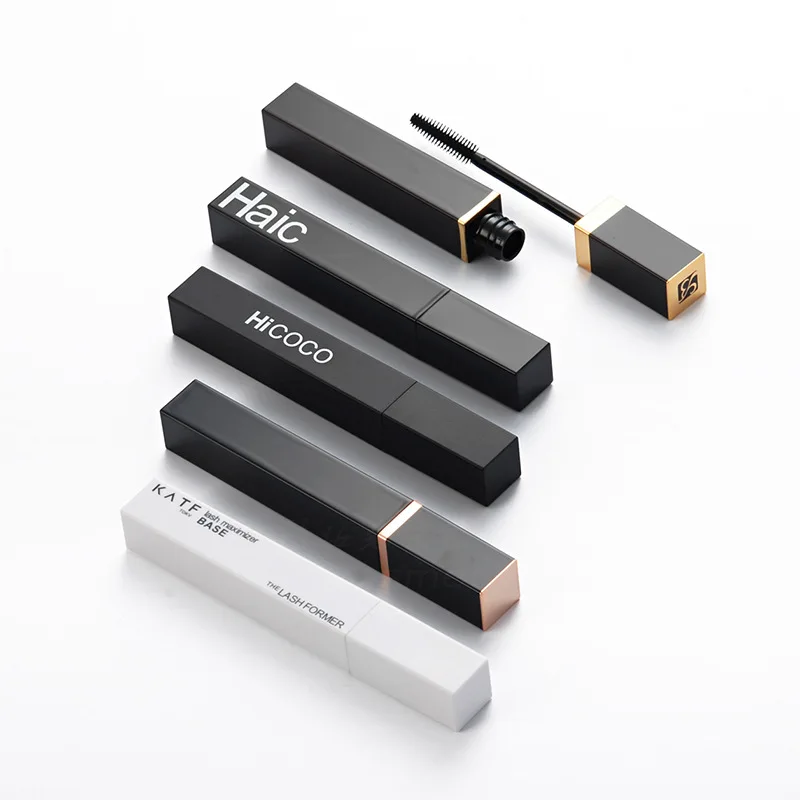 frosted mascara tube   mascara tube silicon brush  empty mascara tube 10 ml customise