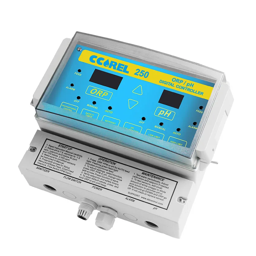 Dosing Pump CCorel 250 Series Pool Controller High Quality Controller Water Ph Orp Monitor for Swimming Pool