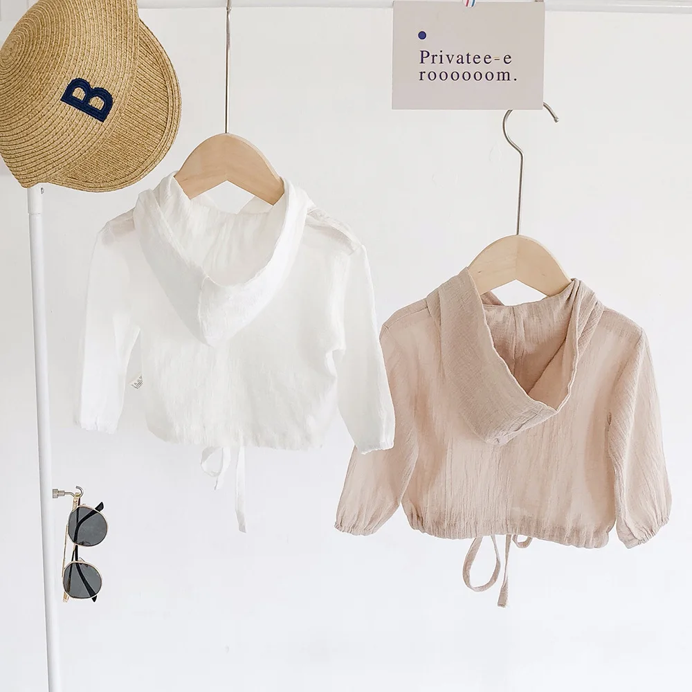 
wholesale ready to ship baby girls summer coat infants cotton outwear for newborn ENG135 