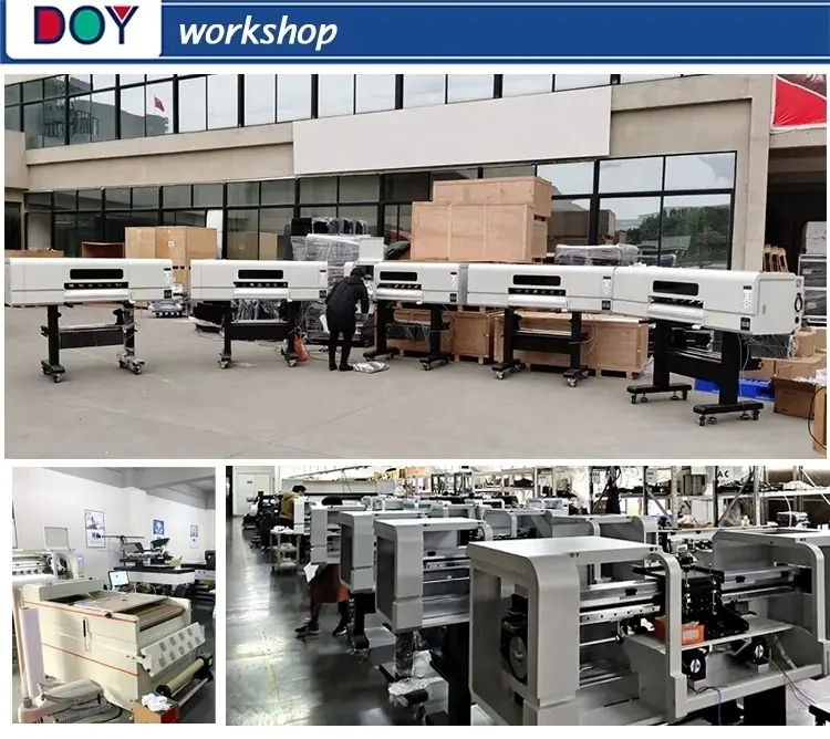 Digital Inkjet Printing Label Machine Wholesale Roll to Roll I3200 -U1-3PCS header LED UV Printer for Sticker