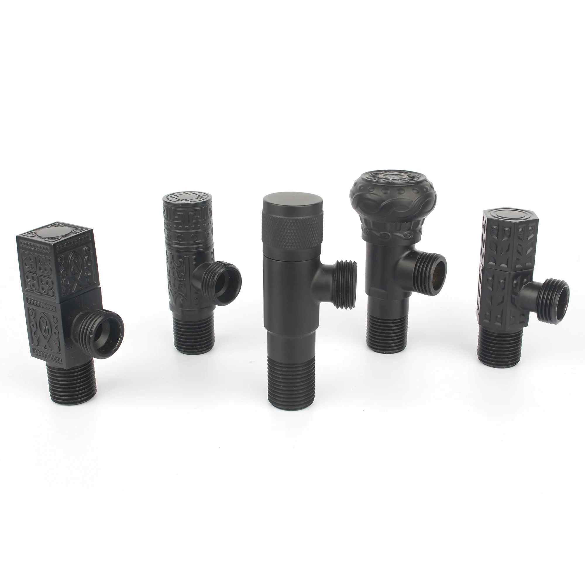 All-Copper Valve Faucet Accessory for Bathroom Toilet Manual Control Water Stop for Wash Basin