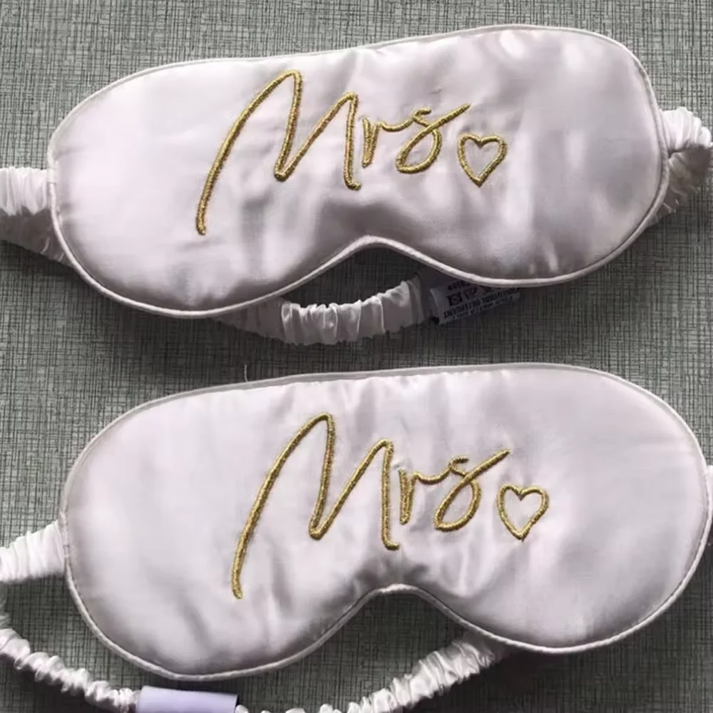 Custom LOGO Sleeping Eye Mask Silk Satin Sleep Eyemask 35 Blank Colors Stock For Sleep Beauty SPA Gift