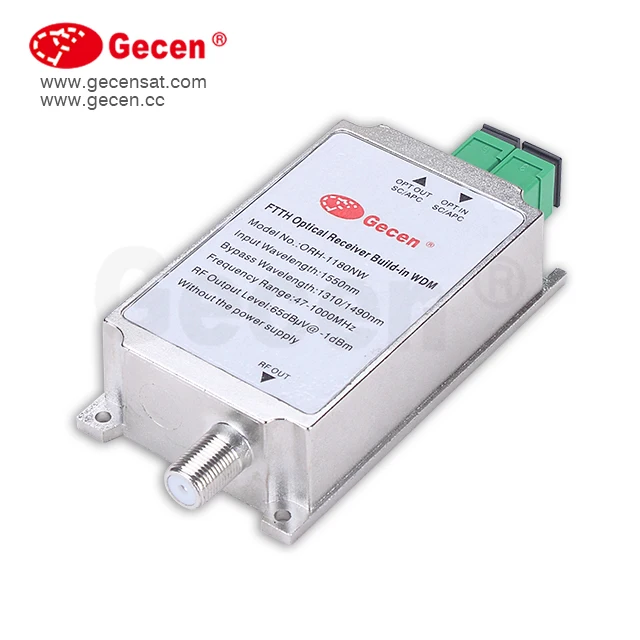 CATV ftth optical node passive with wdm