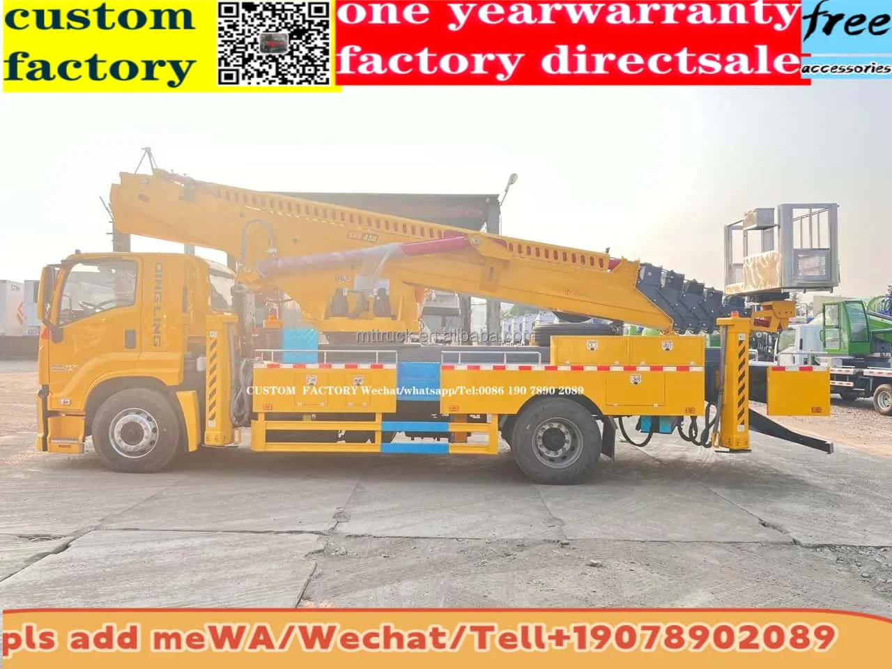 4x2  diesel Factory sales isuzuzu 45m aerial work platform truck high quality diesel aerial work truck