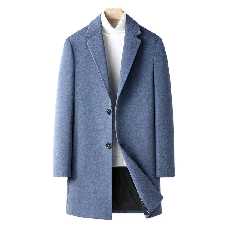 Модное мужское пальто кашемировое invierno largo talla m повседневное para los hombre de abrigos
