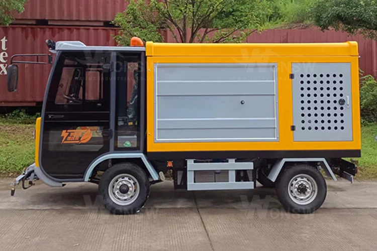 OR-H51Heavy Duty High Pressure Spray Enclosed Cab Water Spray Floor Cleaning Equipment Truck
