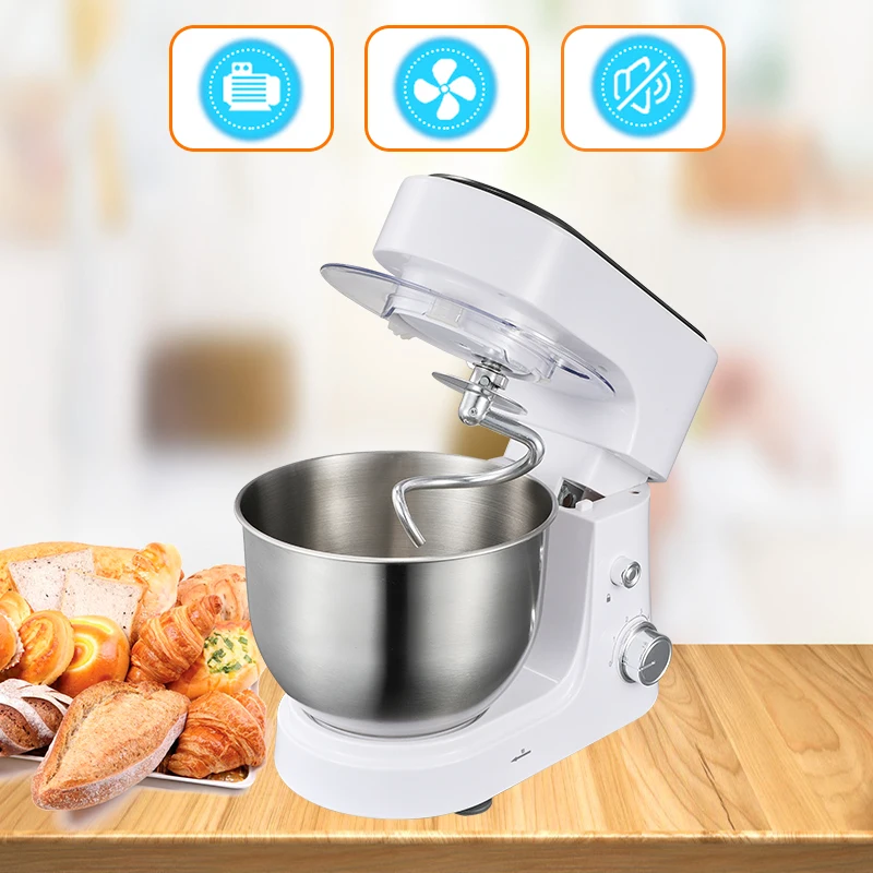 Electric egg batidora machine 6 seep 800w stand mixer for bakery food mixer 4 in 1 home planetary mixer