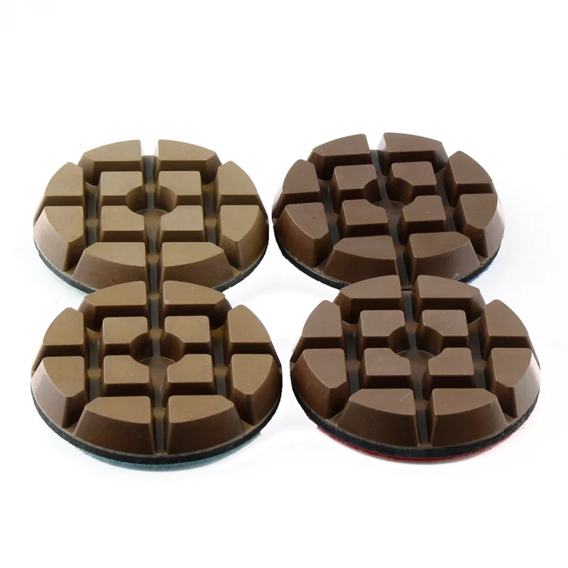 3 inch copper concrete abrasive tools Diamond grinding block dry diamond polishing pad