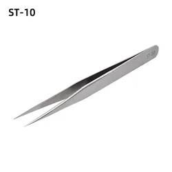 Stainless Steel Eyebrow Tweezer False Eyelash Extension Tools Auxiliary Repair Hyperfine High Precision Anti Acid Tweezers