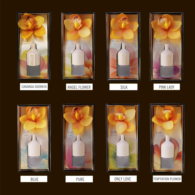 Bottle Glass Diffuser Reed Scented Candle Air Freshener Strong Luxury Soy Candles In Bulk